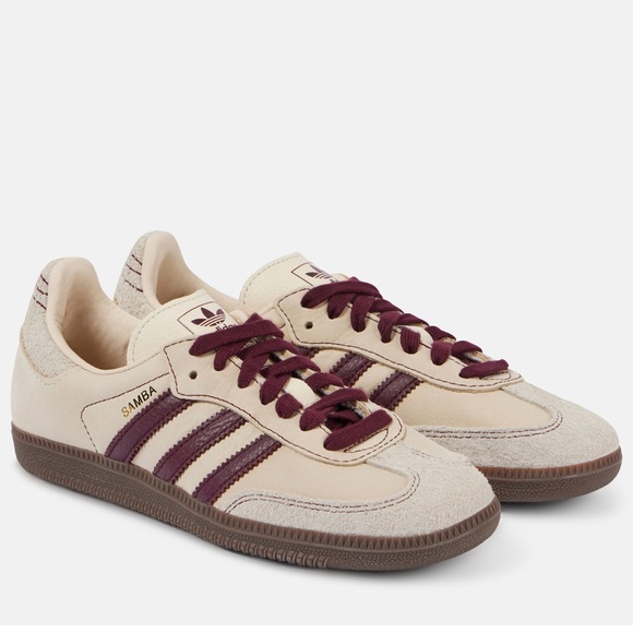 adidas Shoes - ADIDAS Samba OG suede-trimmed leather sneakers